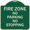 Signmission No Parking No Stopping Heavy-Gauge Aluminum Architectural Sign, 18" x 18", G-1818-23703 A-DES-G-1818-23703 - alternate 1